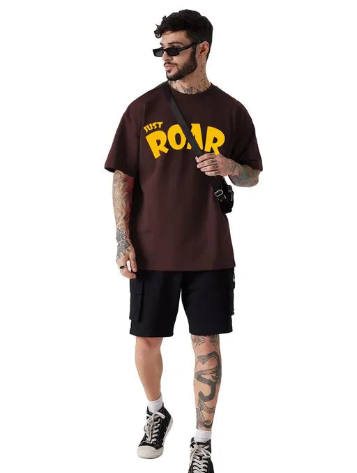 Typography Oversize Round Tshirts