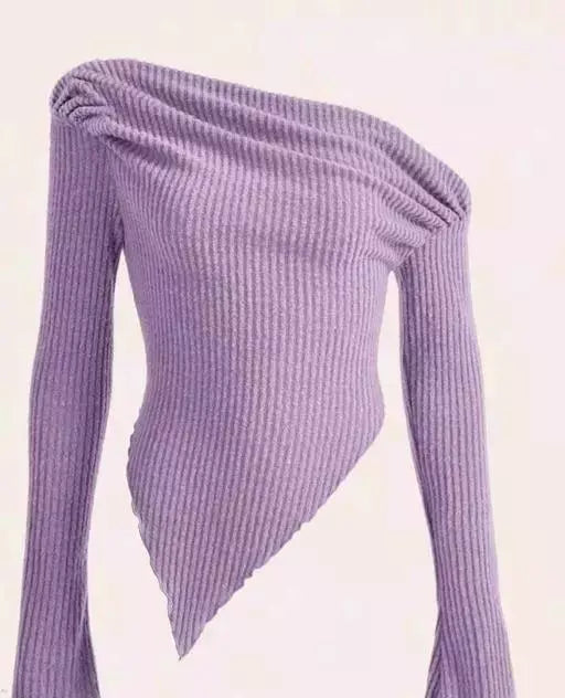 Trendy Piko of solder top Black