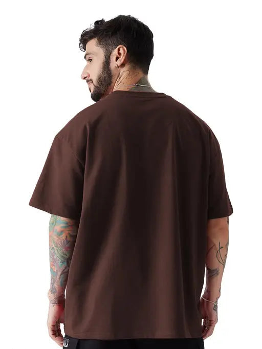 Typography Oversize Round Tshirts