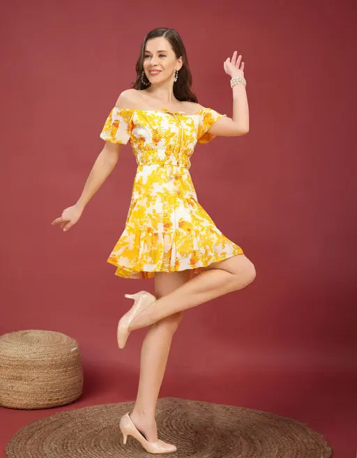 One Piece Yellow Dress