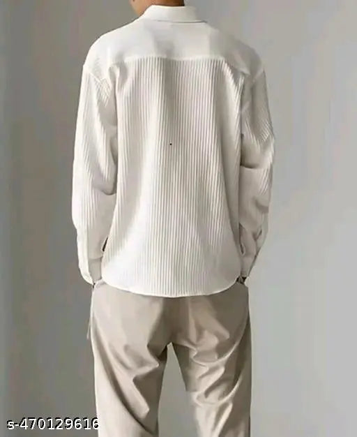 MOONLIGHT FASHION STYLISH POPCORN SHIRT FOR MEN