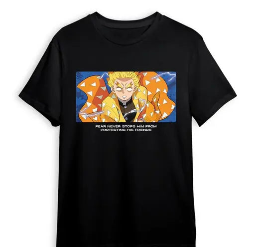 Zenitsu Anime Printed T-Shirt Men & Women