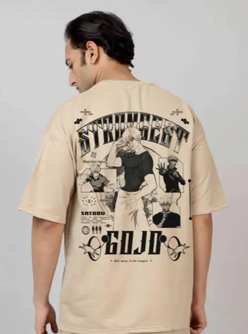 Goku Anime Print Oversized T-Shirt | Oversized T-Shirt for Men's | Men's T-Shirts