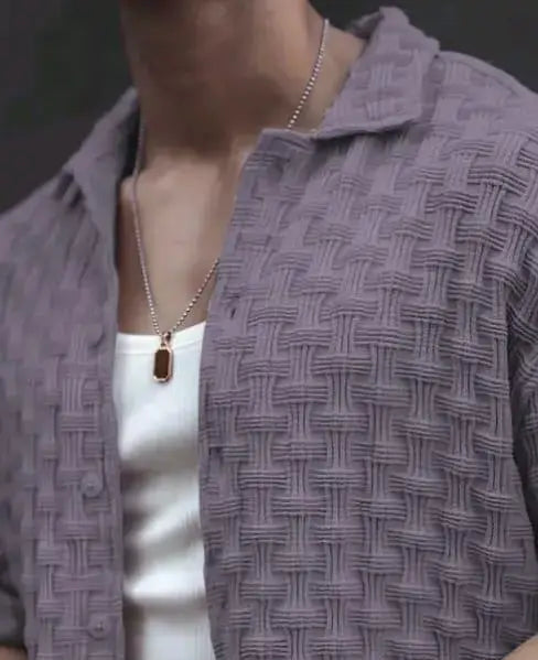 Purple Structured Heavy Quality Shirt
