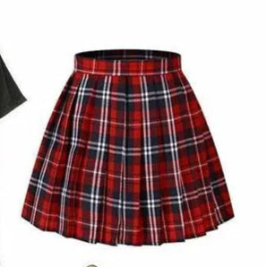 CARACOLA Girl High Waist Pleated Skirt Short Skater Tennis Skirt