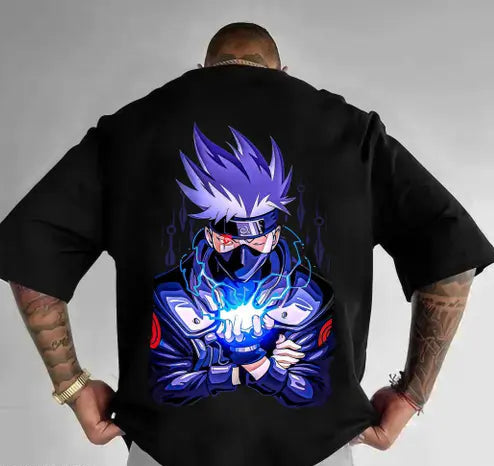 Kakashi Oversized Printed T-Shirt