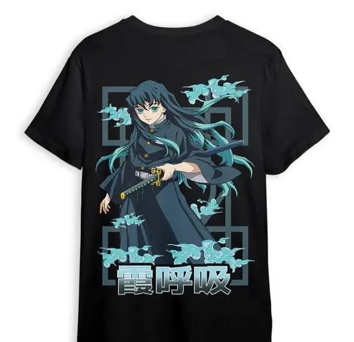 Muichiro Tokito Anime Printed T-Shirt Men & Women