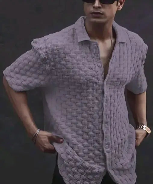 Purple Structured Heavy Quality Shirt