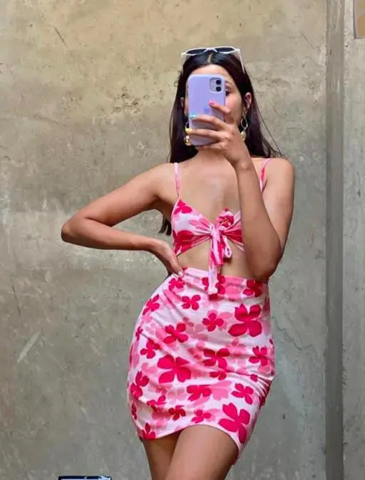 Jasmin pink dress