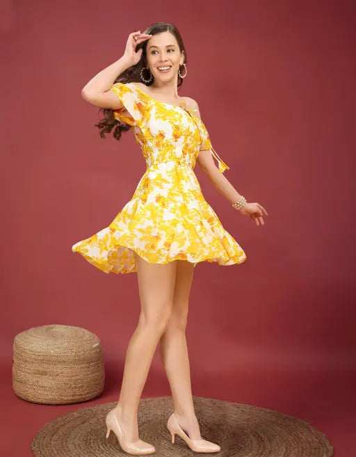 One Piece Yellow Dress