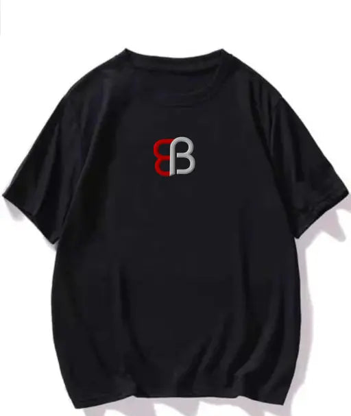 Loviya Anime Printed oversize drop shoulder round neck pure cotton Black t shirt for men