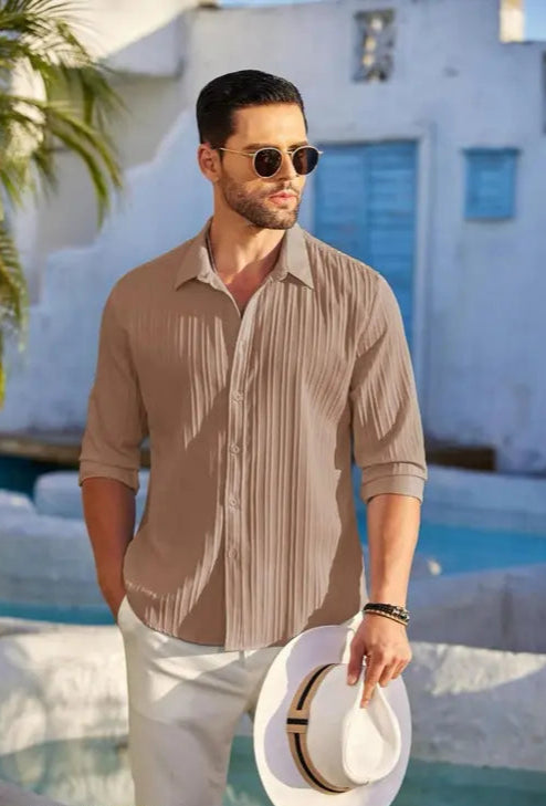 Shirt for men, Mens Textured shirt, popcorn shirt for men