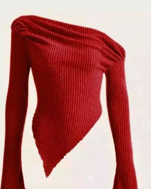 Trendy Piko of solder top Black