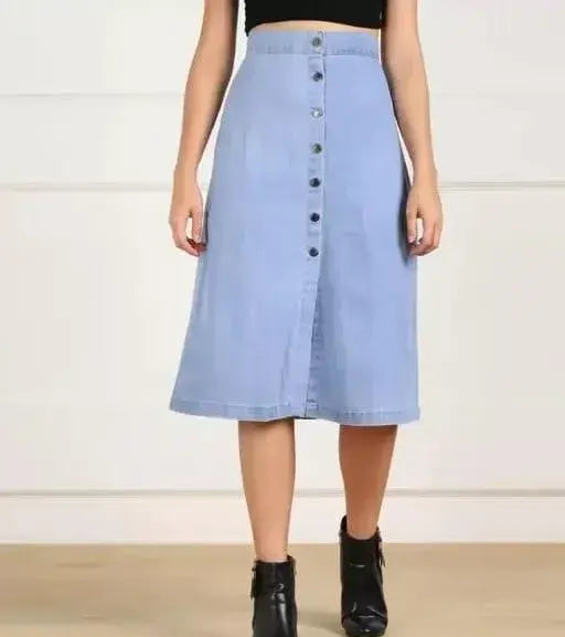 Clover Denim Western Skirt