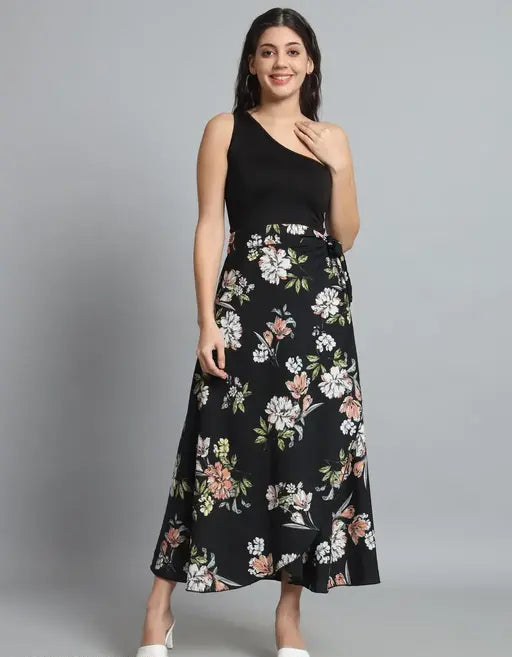 BODYFIGURE Women's Long Wrap Around Maxi Skirt