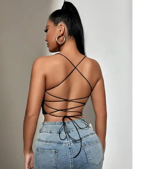 backless Crop top for womens
