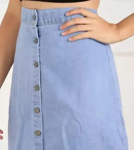 Clover Denim Western Skirt