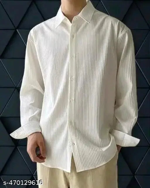 MOONLIGHT FASHION STYLISH POPCORN SHIRT FOR MEN