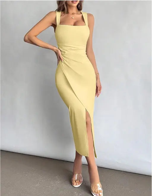 Ruffled Bell Sleeve Mini Dress