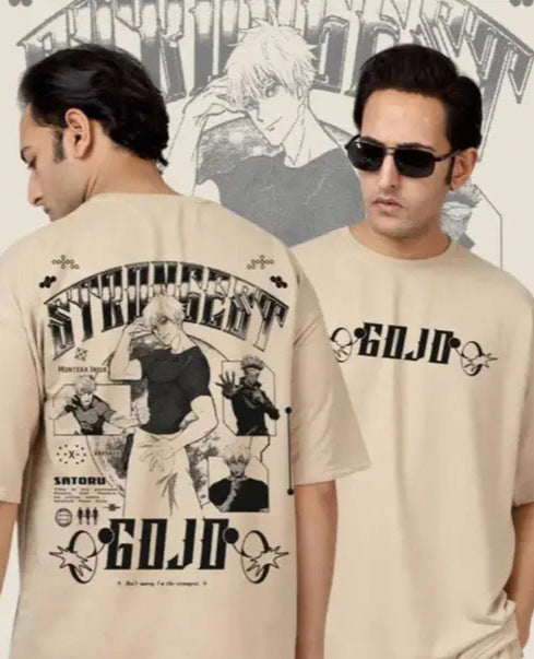 Goku Anime Print Oversized T-Shirt | Oversized T-Shirt for Men's | Men's T-Shirts